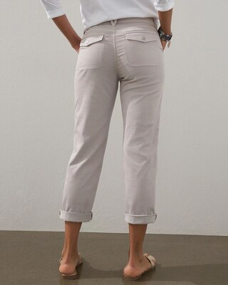 Charmed Twill Casual Ankle Pants