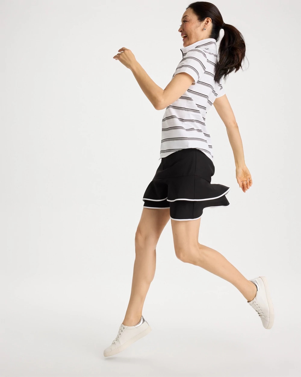 Zenergy® UPF Contrast Tulip Hem Skort