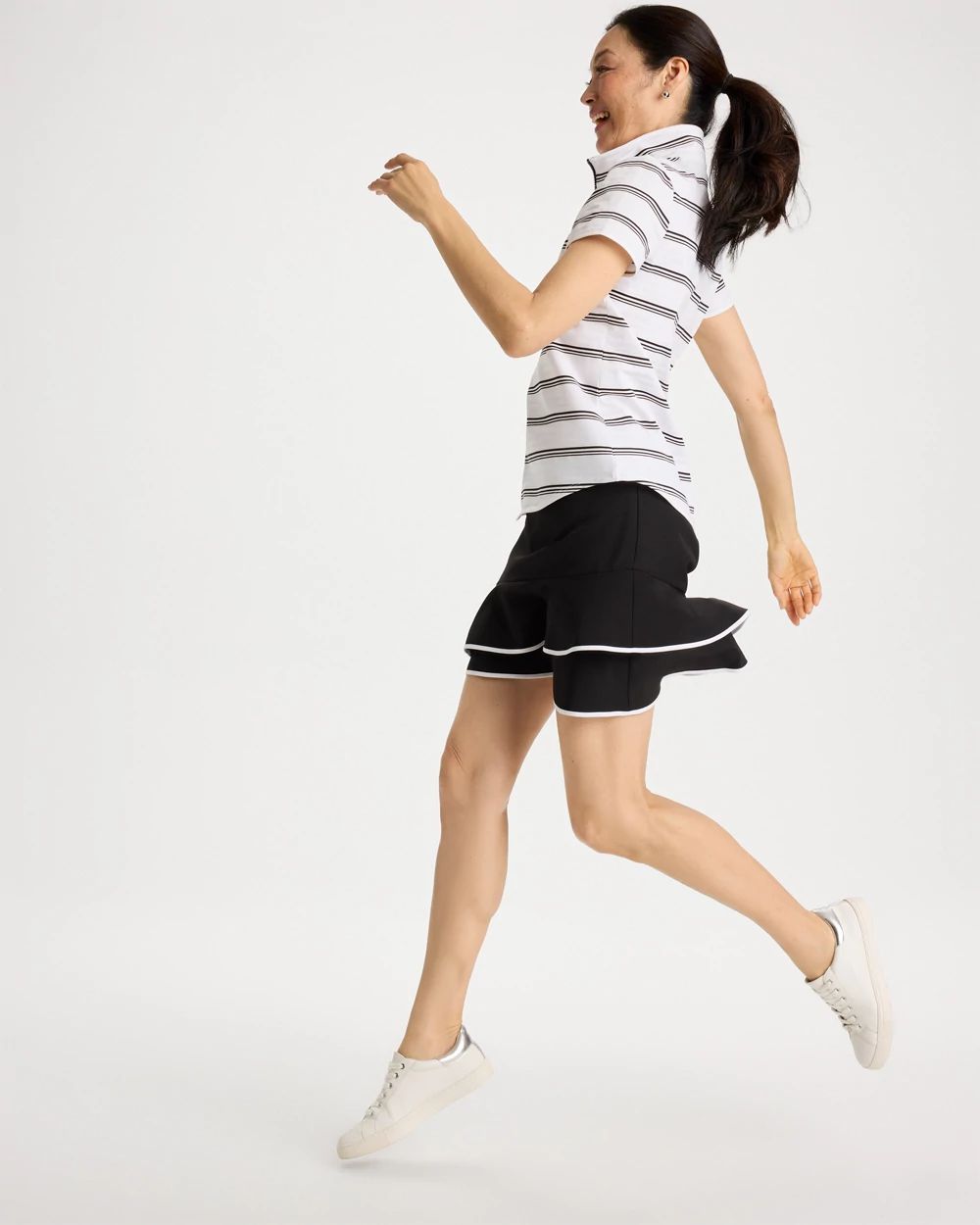 Zenergy® UPF Contrast Tulip Hem Skort