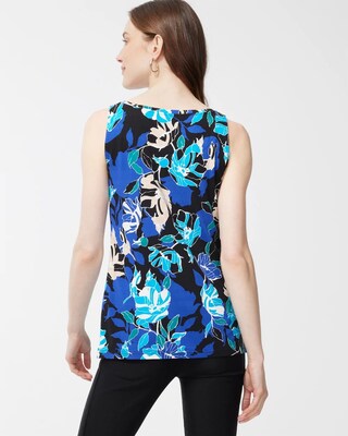Touch of Cool Floral Polished Tank