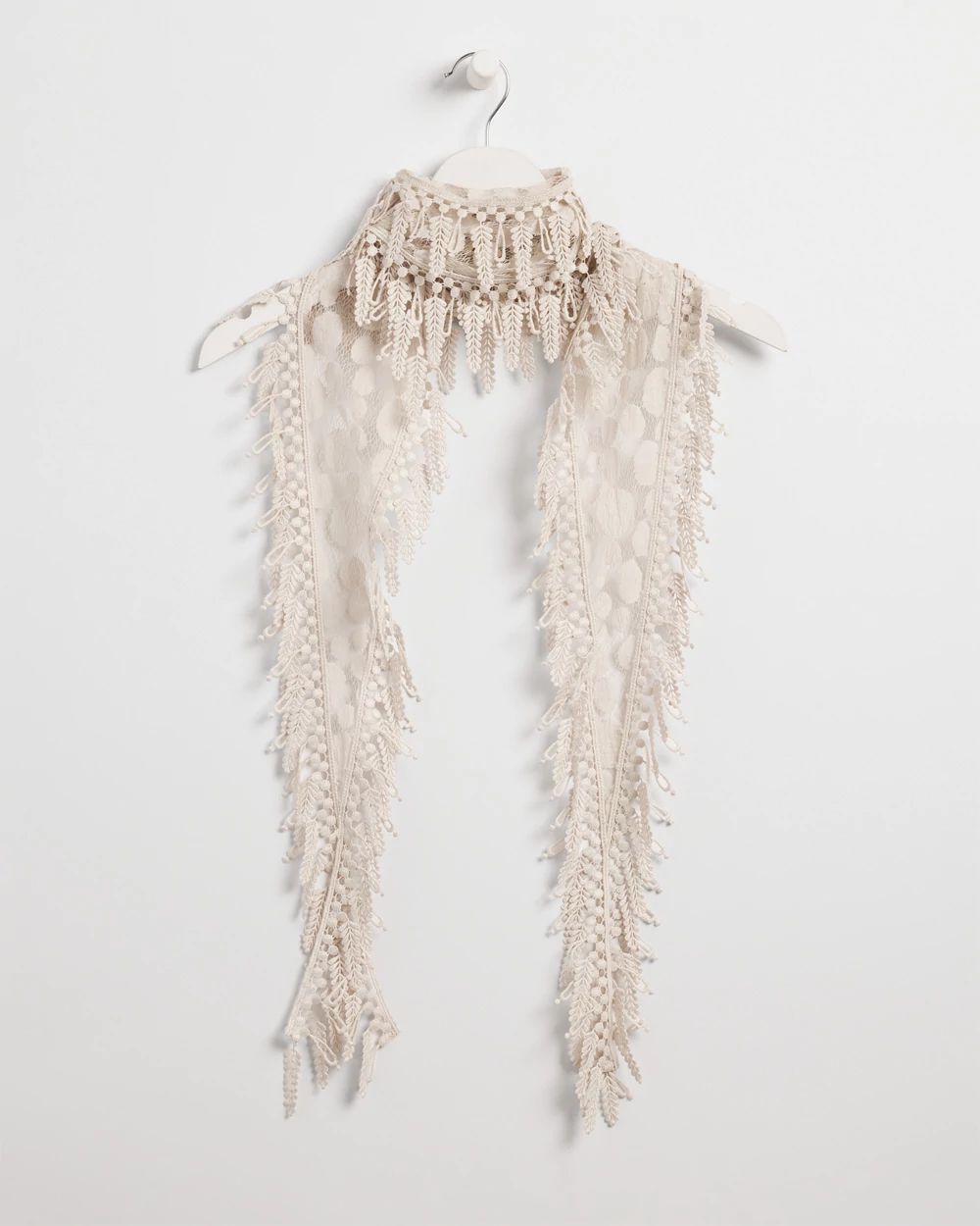 Lace Fringe Scarf