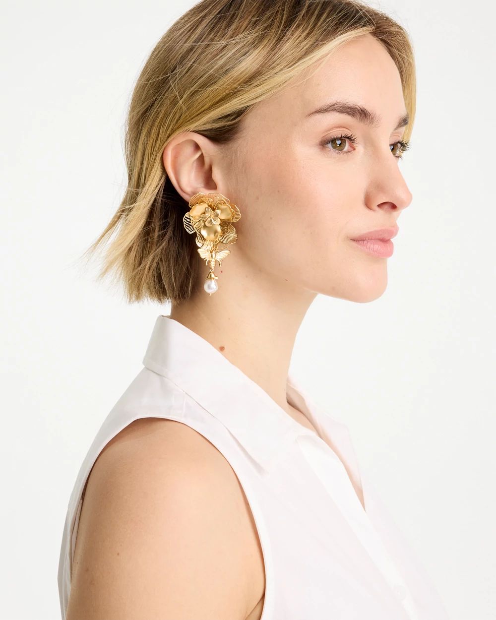 Filigree Flower Earrings