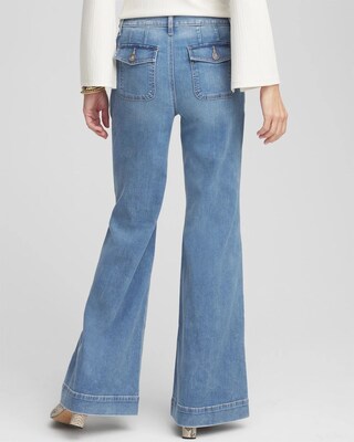 Super-Soft Flare Jeans click to view larger image.