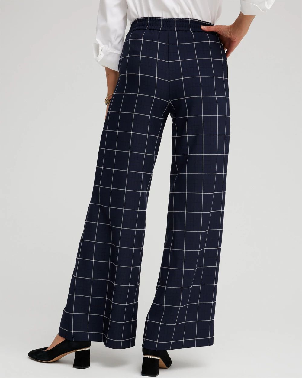 Jacquard Flare Trousers