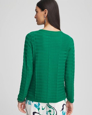 Boat Neck Pullover Sweater click to view larger image.