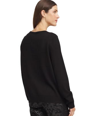 Ombré Rhinestone Cardigan click to view larger image.