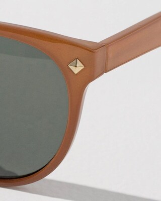 Oval Nude Sunglasses