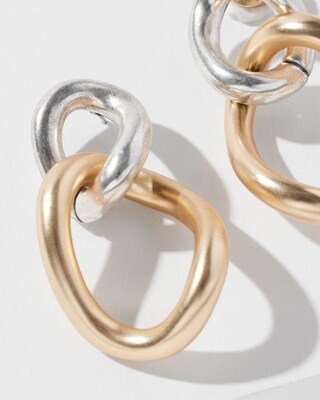 Drop Link Earrings