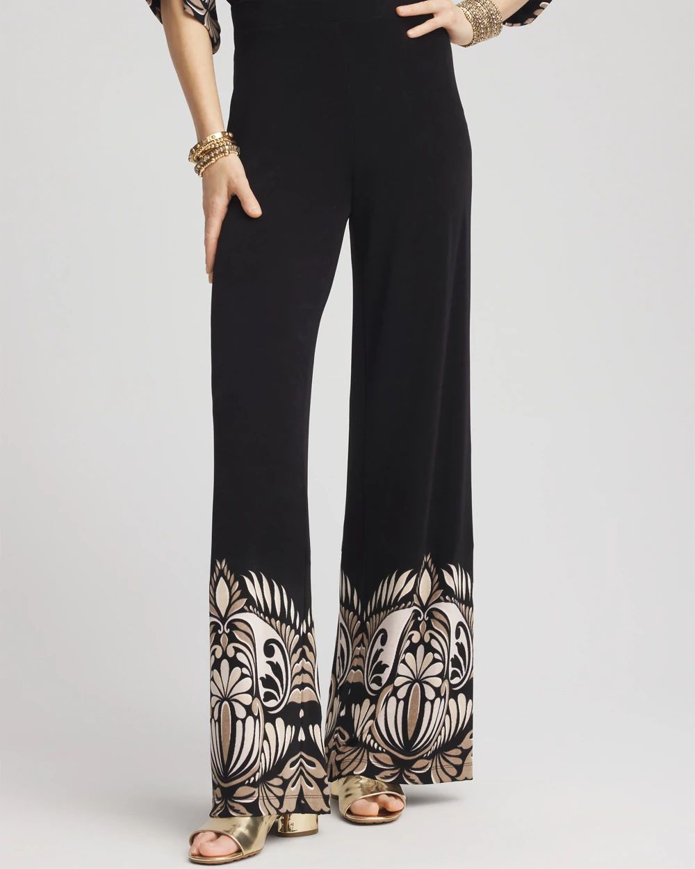 Petite Travelers™ Wide-Leg Pants