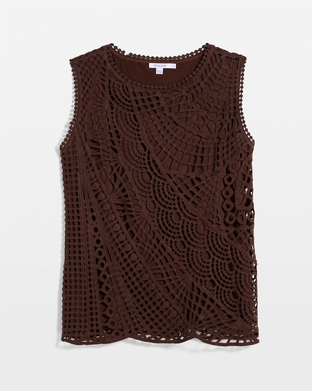 Cotton Crochet Sleeveless Tank