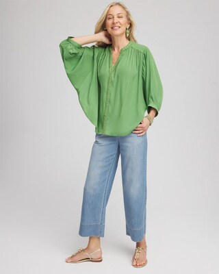 Braided Batwing Blouse click to view larger image.