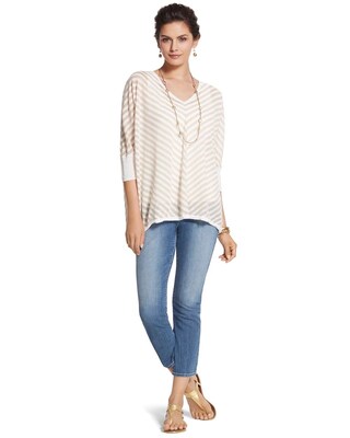 Slubby Striped Mary Pullover Sweater