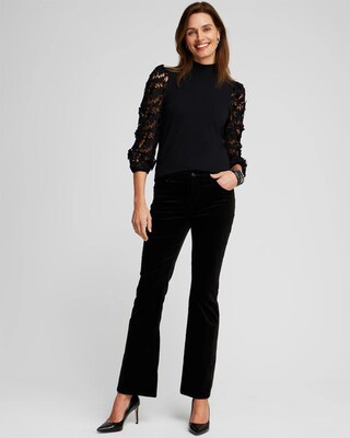 Lace Sleeve Top