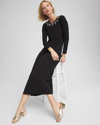 Embellished Column Maxi Dress click to view larger image.