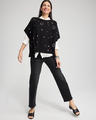 Embellished Poncho