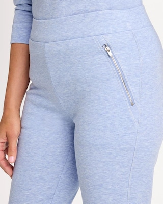 Zenergy® Metallic Tapered Ankle Fleece Pants click to view larger image.