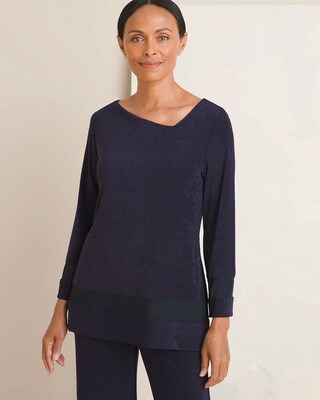Travelers Classic Mesh-Trim Top