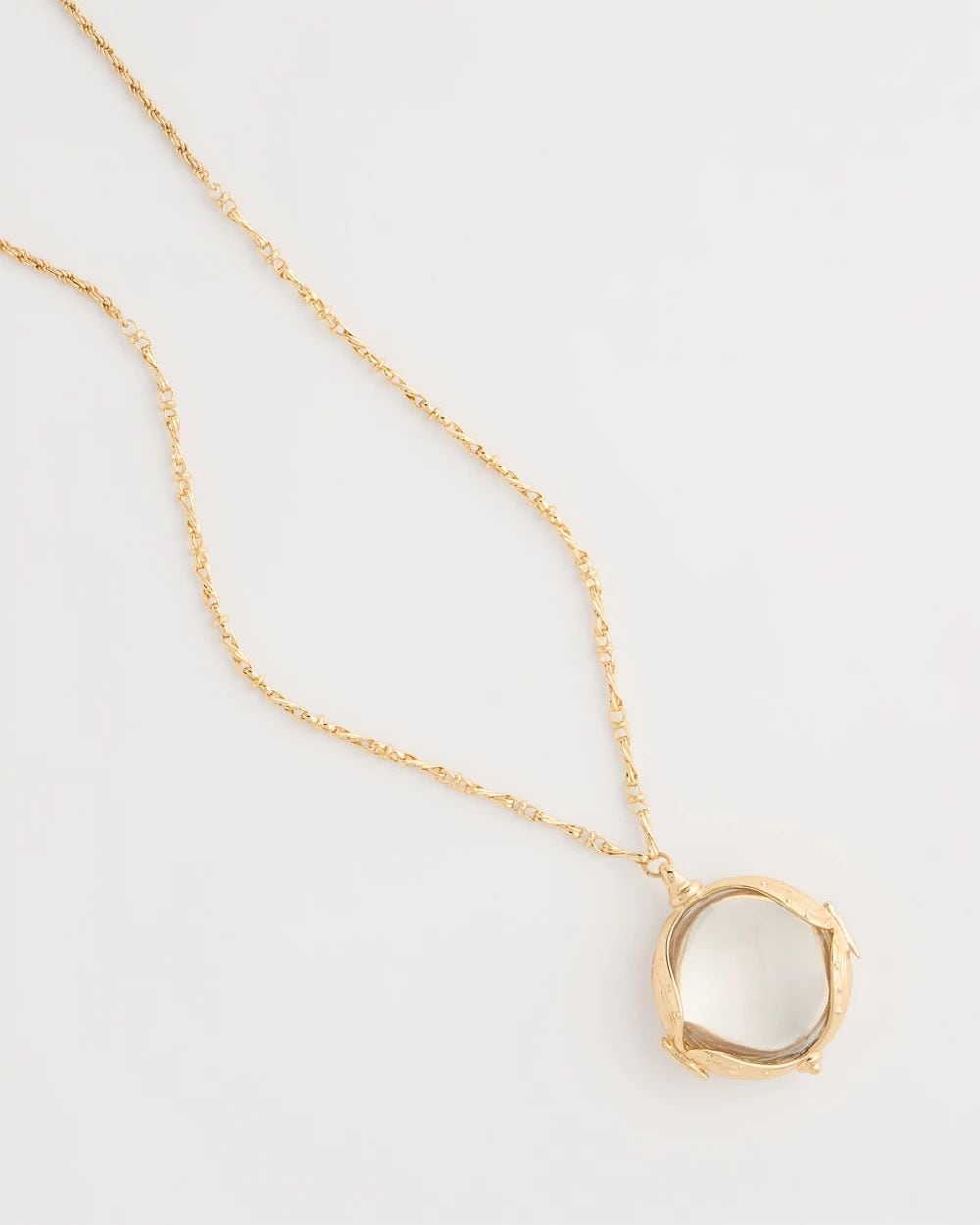 Butterfly Wing Monocle Necklace