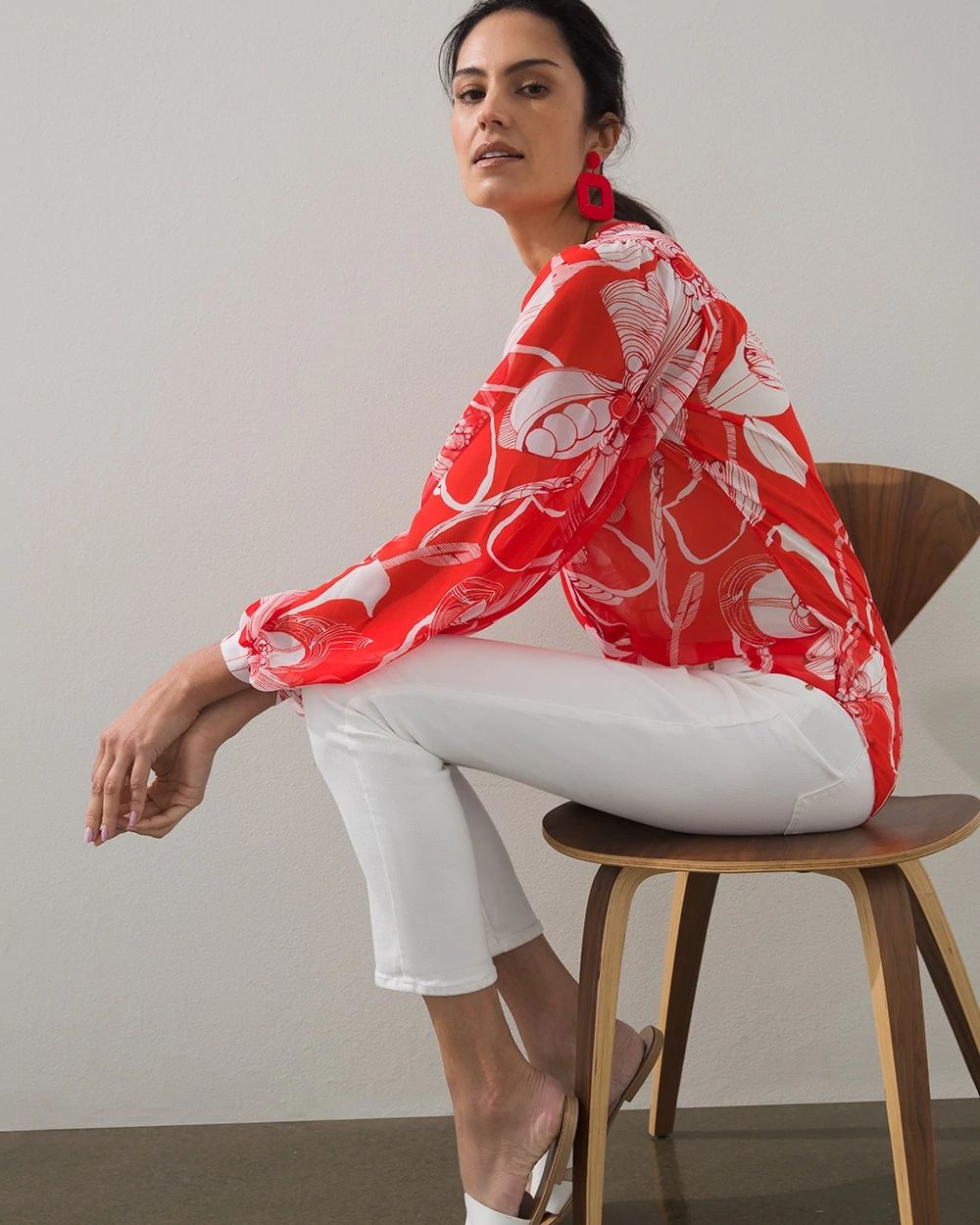 Floral Print Blouse