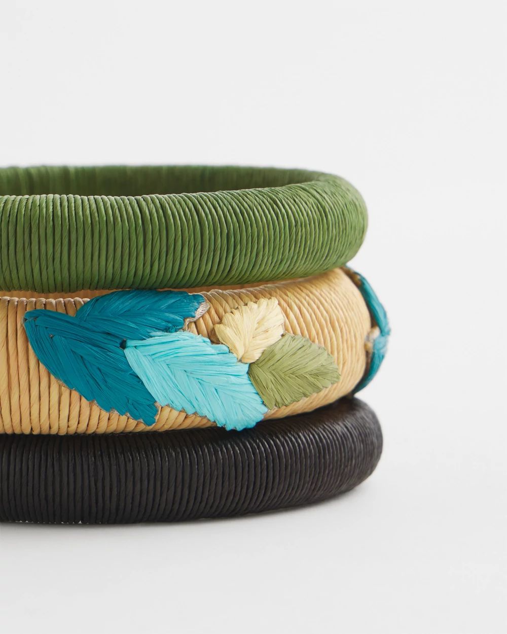 Raffia Bracelet Set click to view larger image.