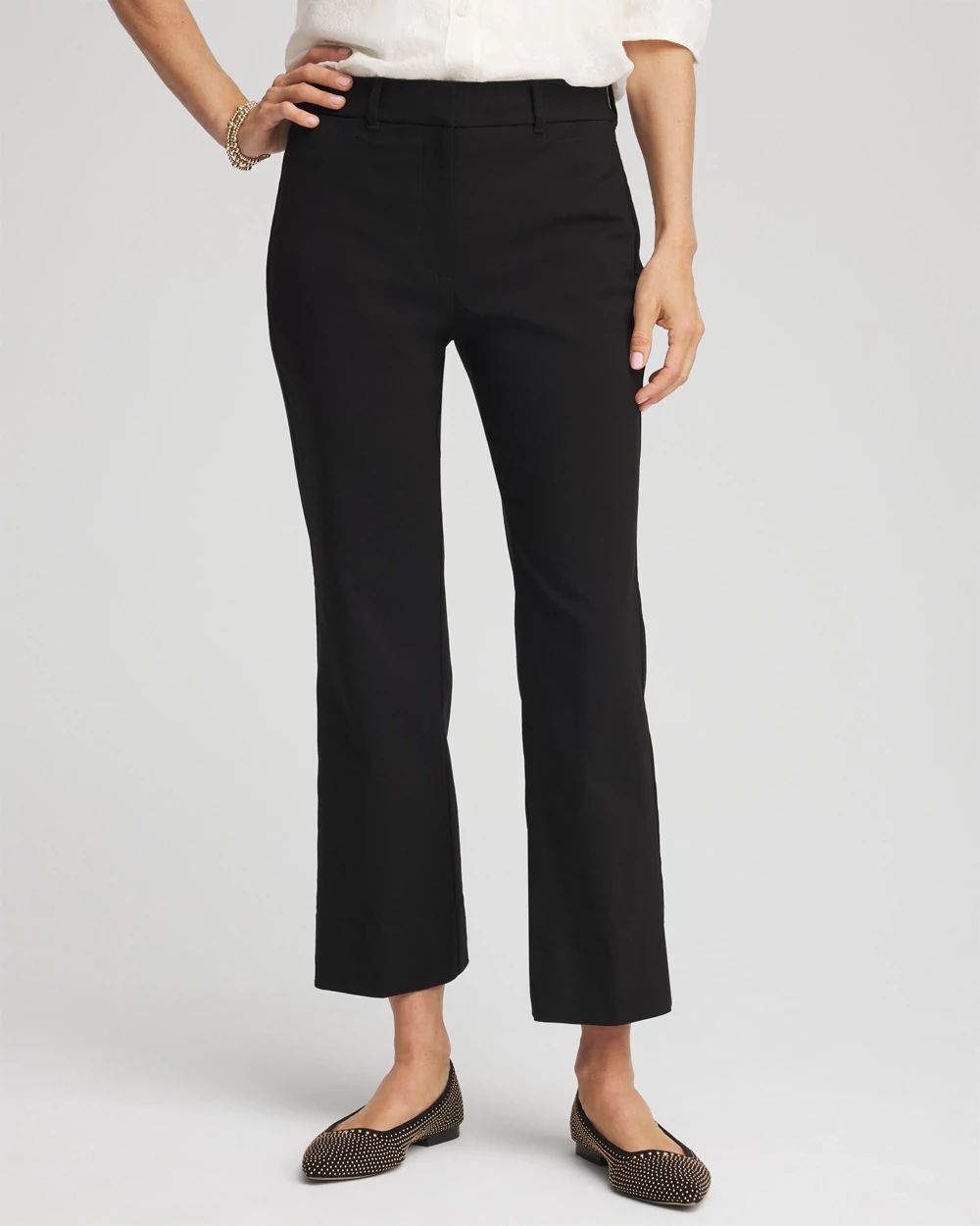 Emme Cropped Flared Pants