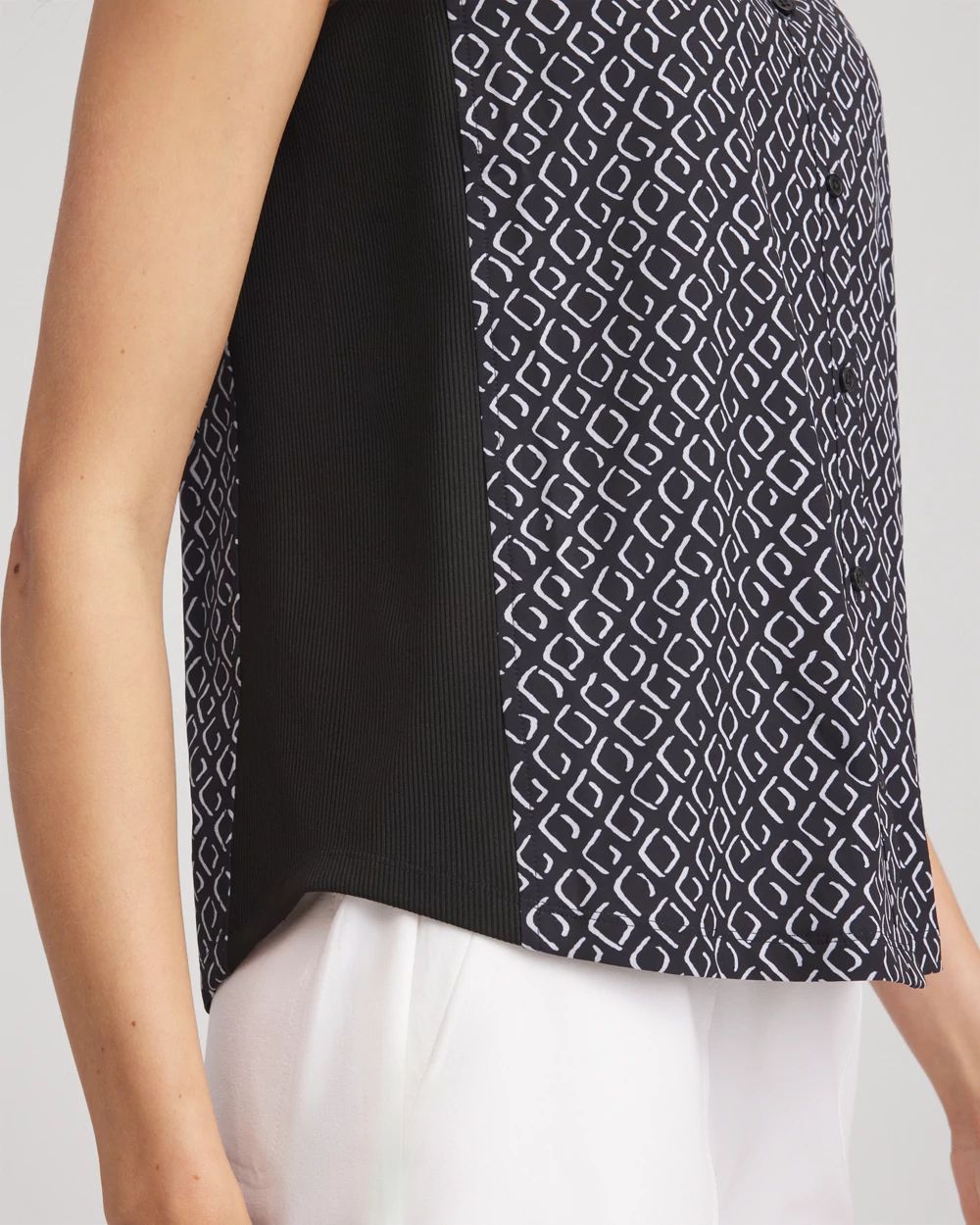 Zenergy® UPF Quick-Dry Geo-Print Shirt