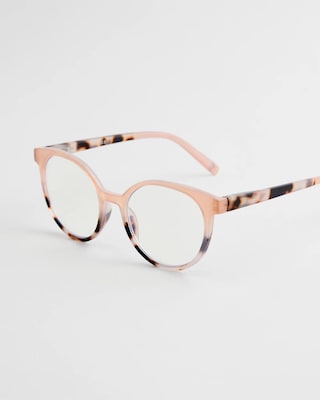 Ombre Tortoise Round Readers click to view larger image.