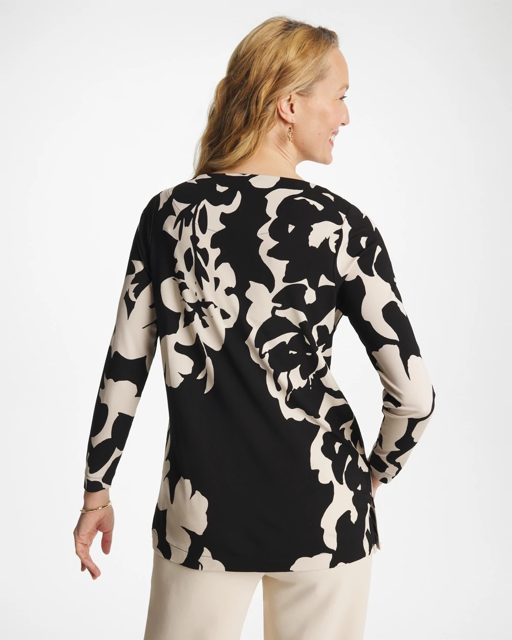 Blossom Matte Jersey Button Tunic