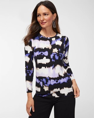Touch of Cool Watercolor Layering Tee