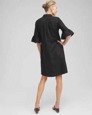 Linen Lace Applique Dress