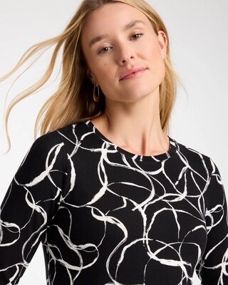 Printed Touch of Cool™ Layering Tee click to view larger image.