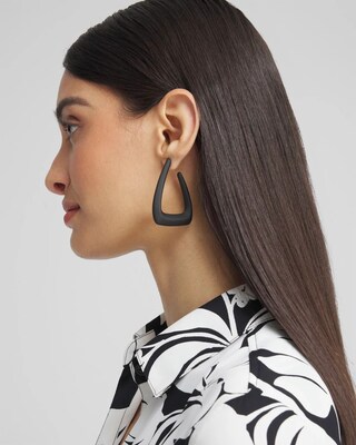 No Droop™ Black Coated Hoops