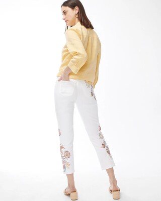 Girlfriend Floral Paisley Crops