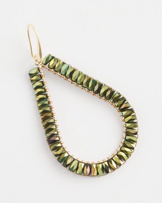 No Droop™ Juniper Beaded Teardrop Earrings