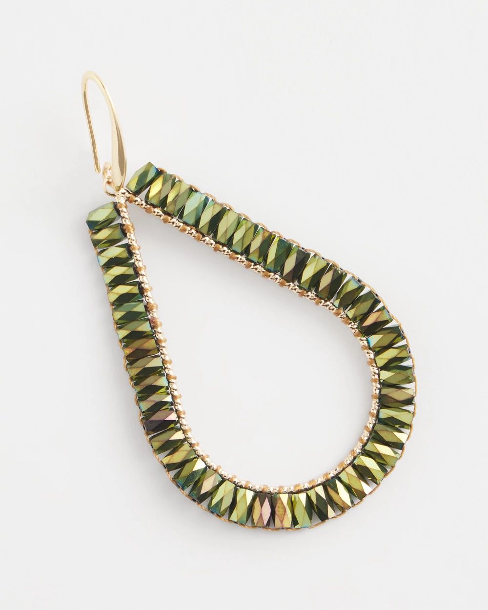 No Droop™ Juniper Beaded Teardrop Earrings