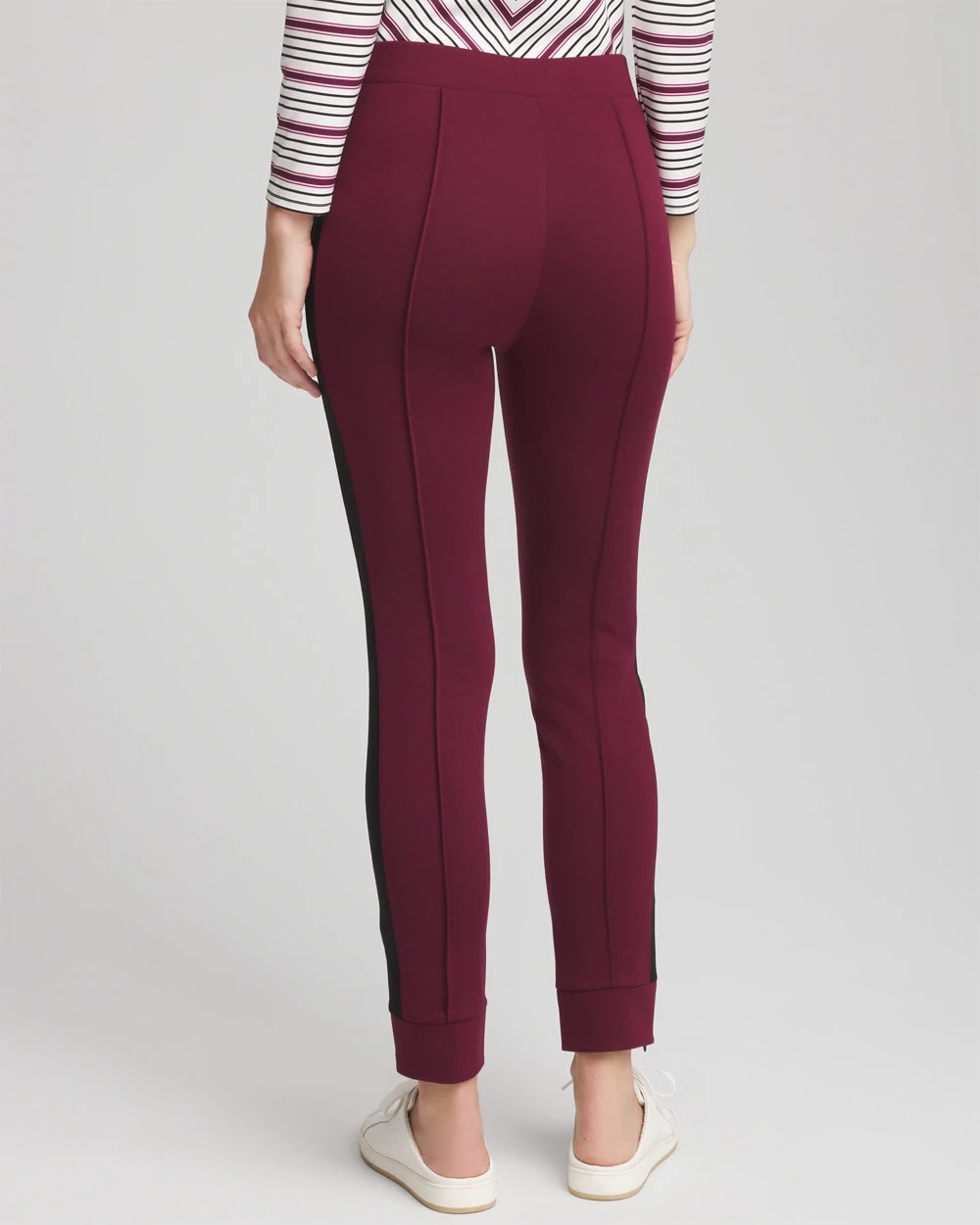 Zenergy® Double-Knit Contrast Ankle Pants