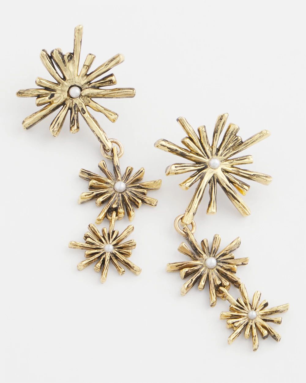 Starburst Drop Earrings click to view larger image.