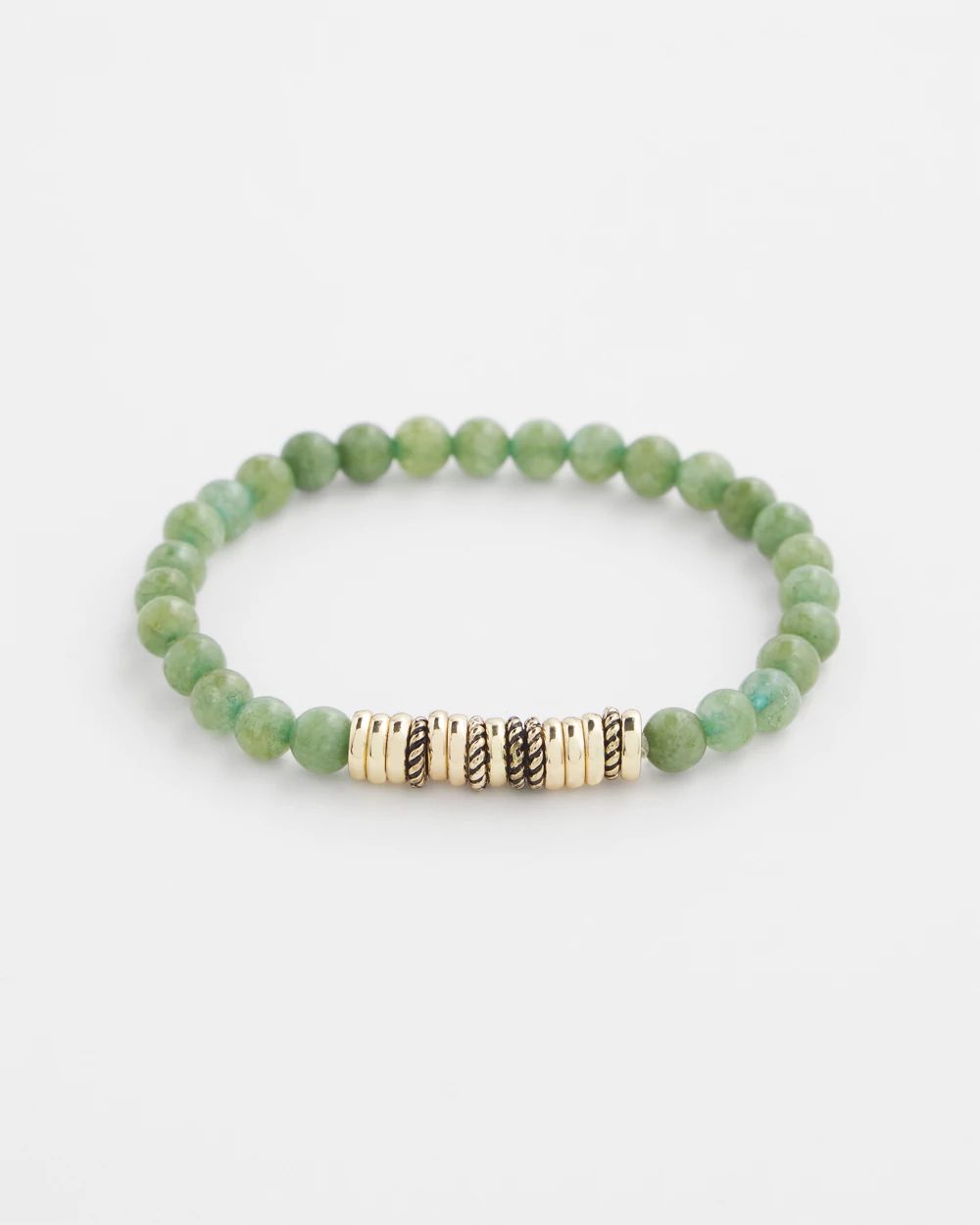 Olive Jade Hero Stretch Bracelet