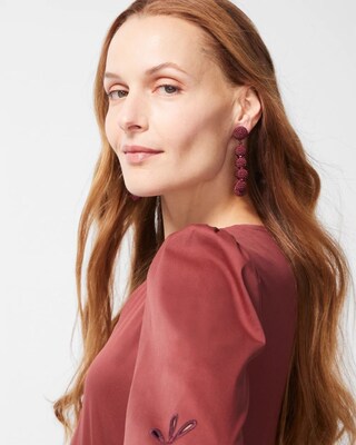 Poplin Eyelet Midi Dress