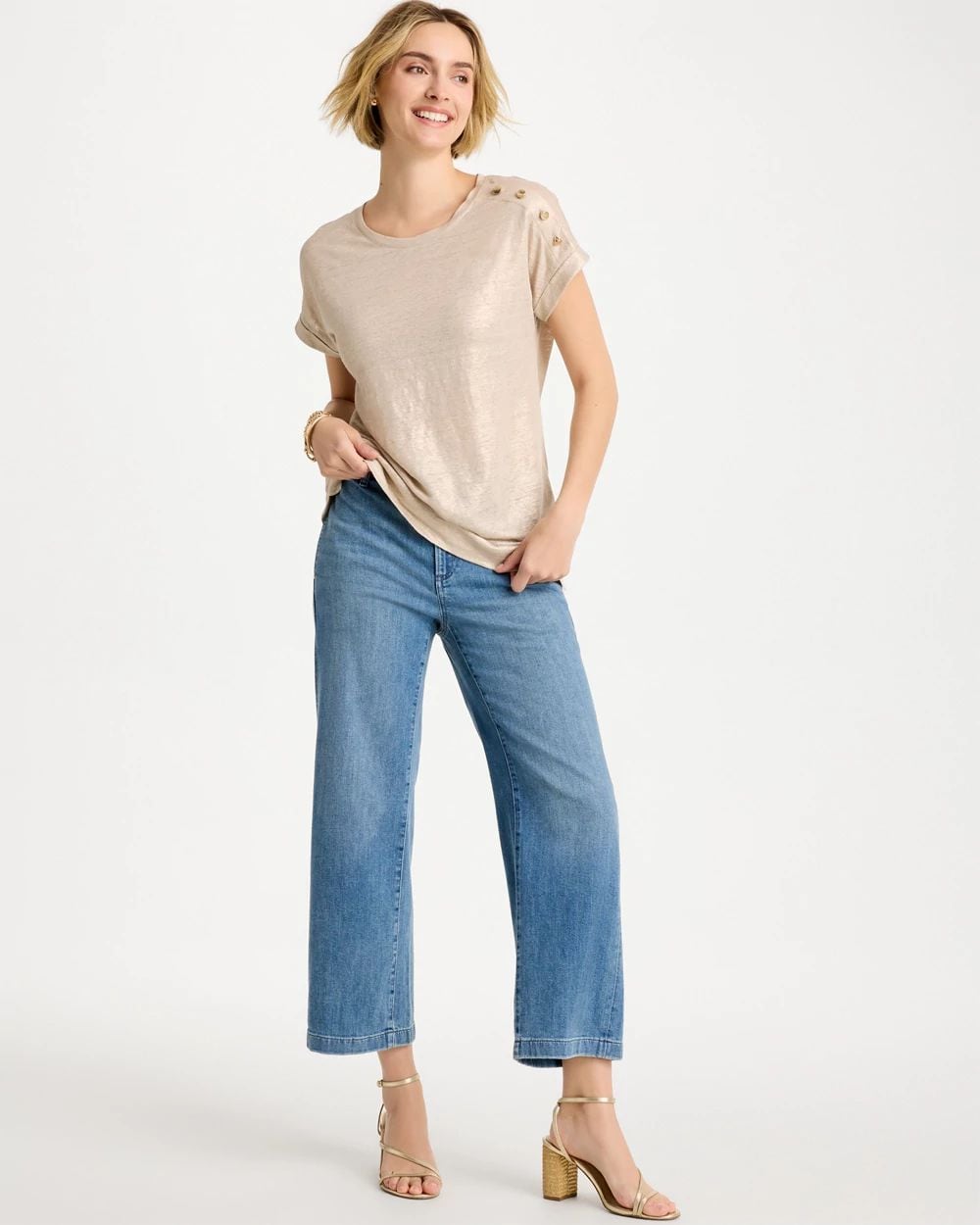 Straight Crop Trouser Jeans