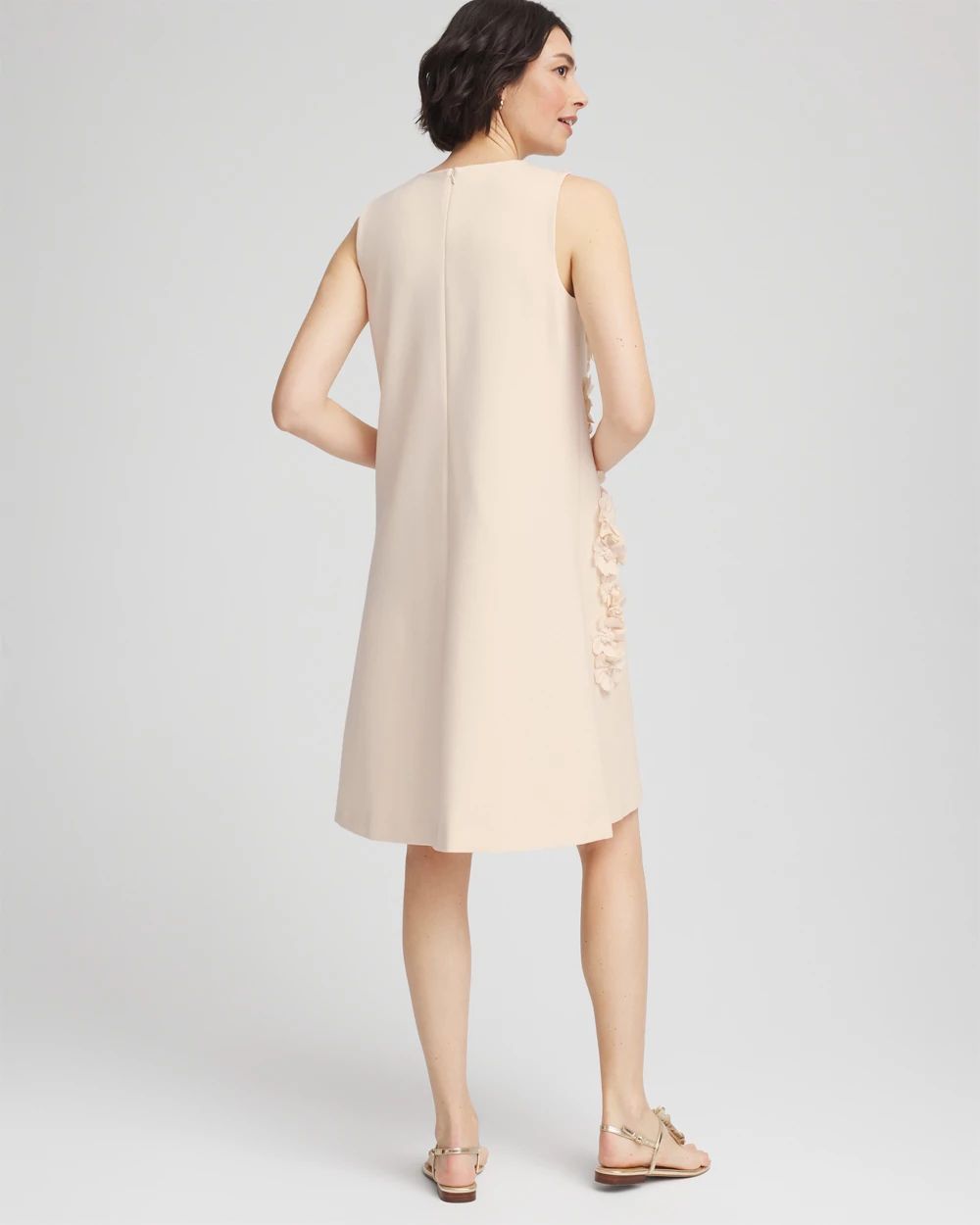 Applique Ponte Knit Dress