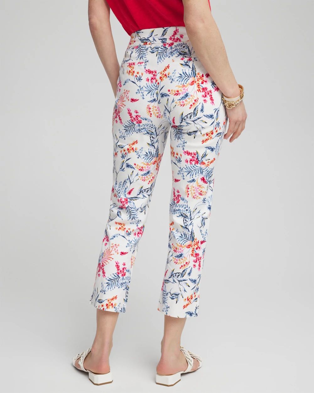 Brigitte Sea Life Slim Cropped Pants