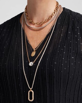Convertible Mixed Metal Necklace