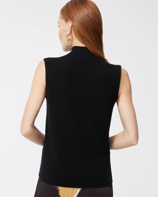 Black Label Cashmere Shell Tank