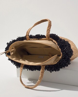 Floral Jute Tote