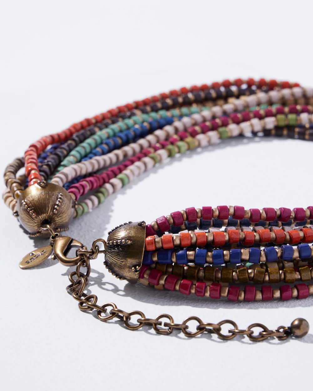 Beaded Multistrand Necklace