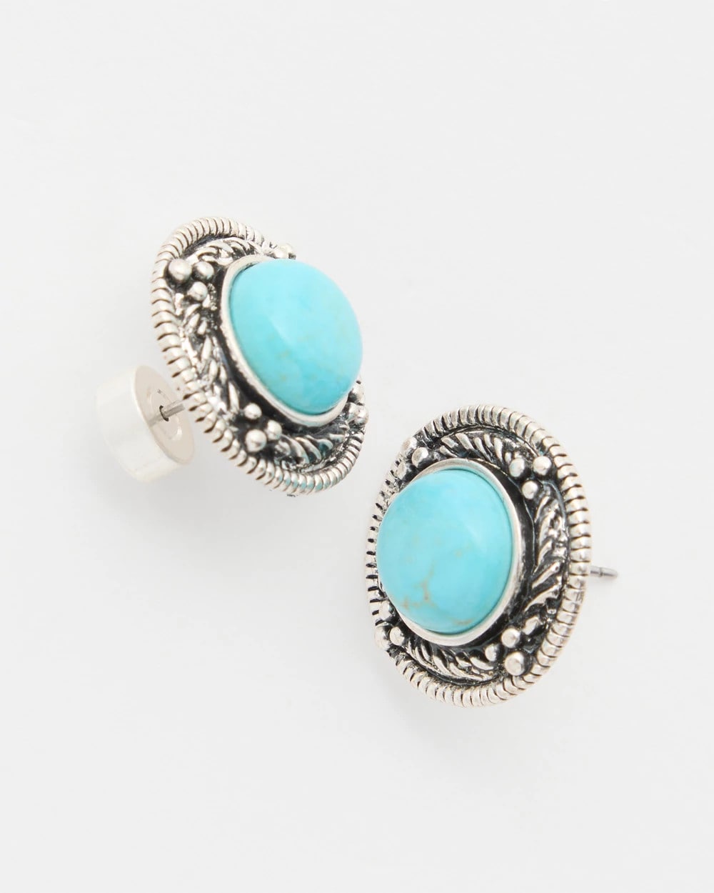 Cab Stud Earrings