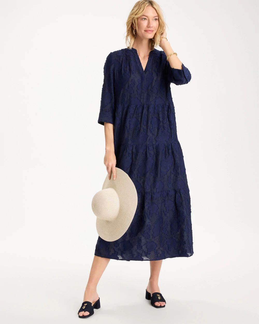 Tiered Lace Dress click to view larger image.