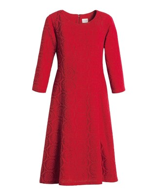 Medallion Red Dress