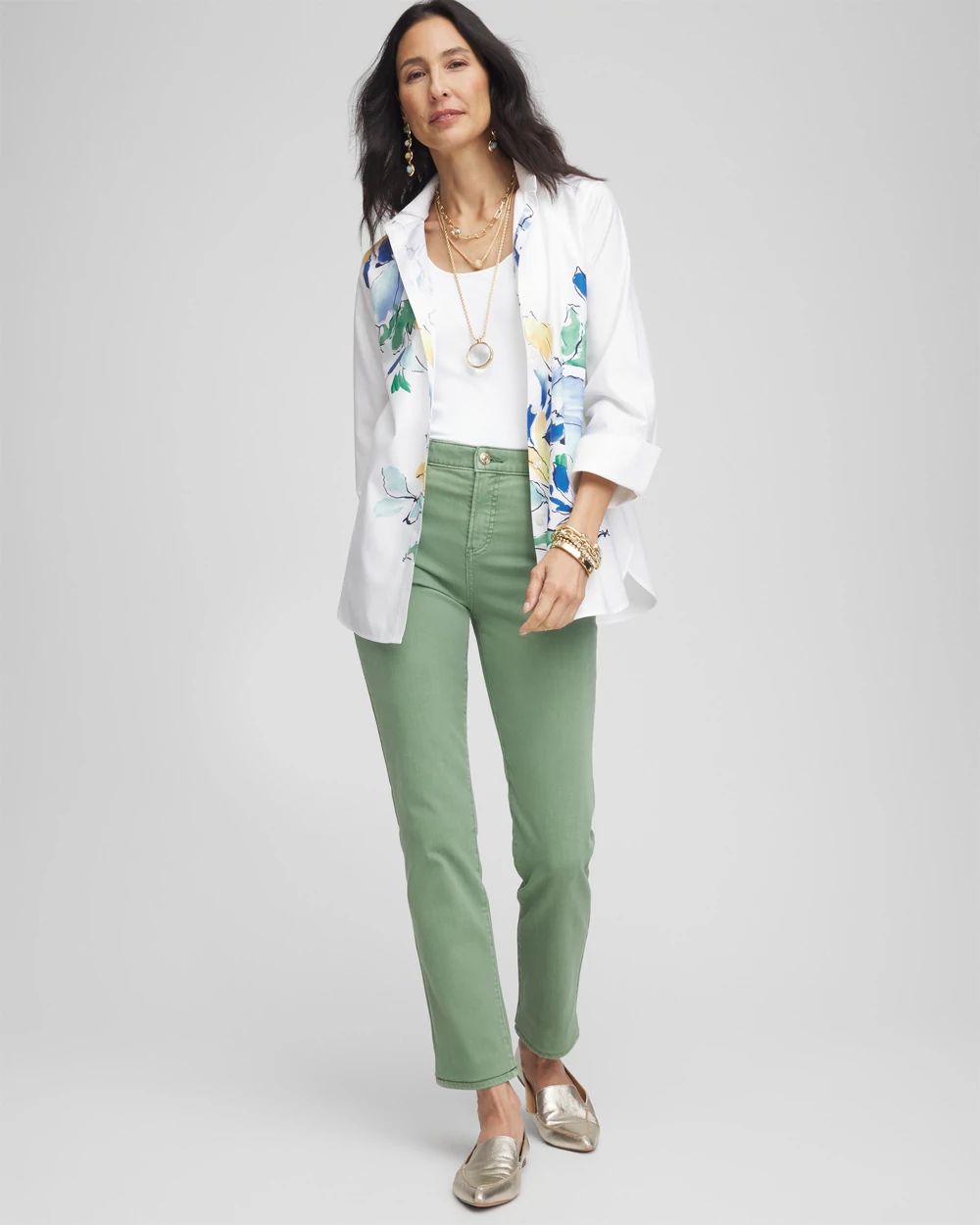 So Slimming Girlfriend Ankle Jeans